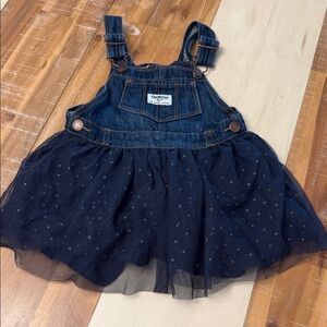 OshKosh B'gosh Denim and Navy Skirtall
